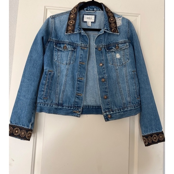 Jackets & Blazers - DENIM Embellished Jacket - Size S